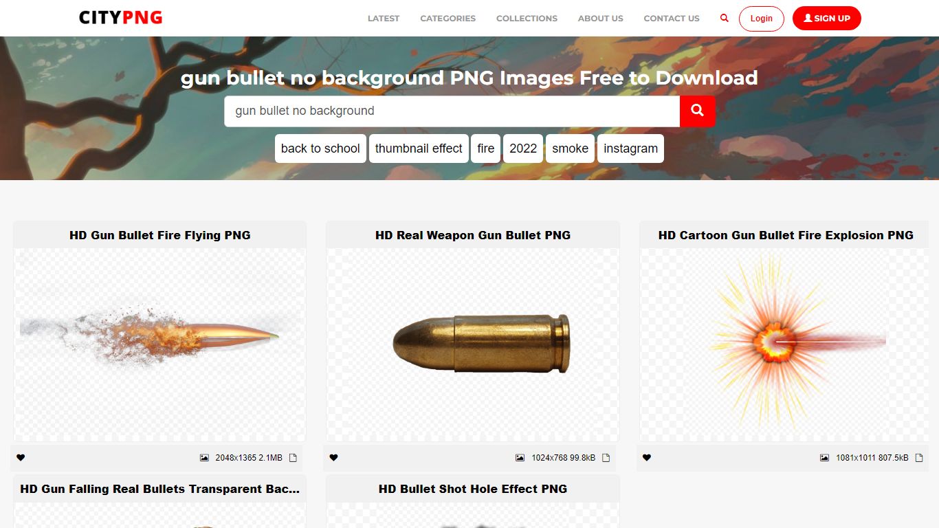 gun bullet no background cutout PNG & clipart images | CITYPNG