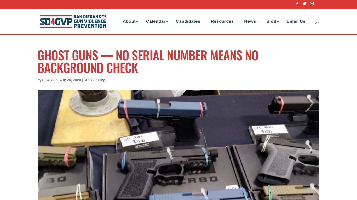 Ghost guns — No serial number means no background check