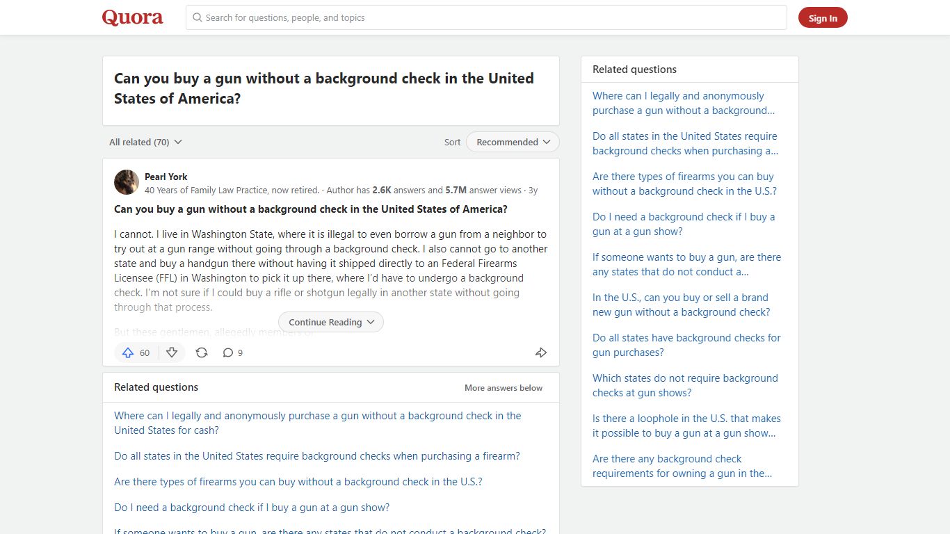 Can you buy a gun without a background check in the United ... - Quora